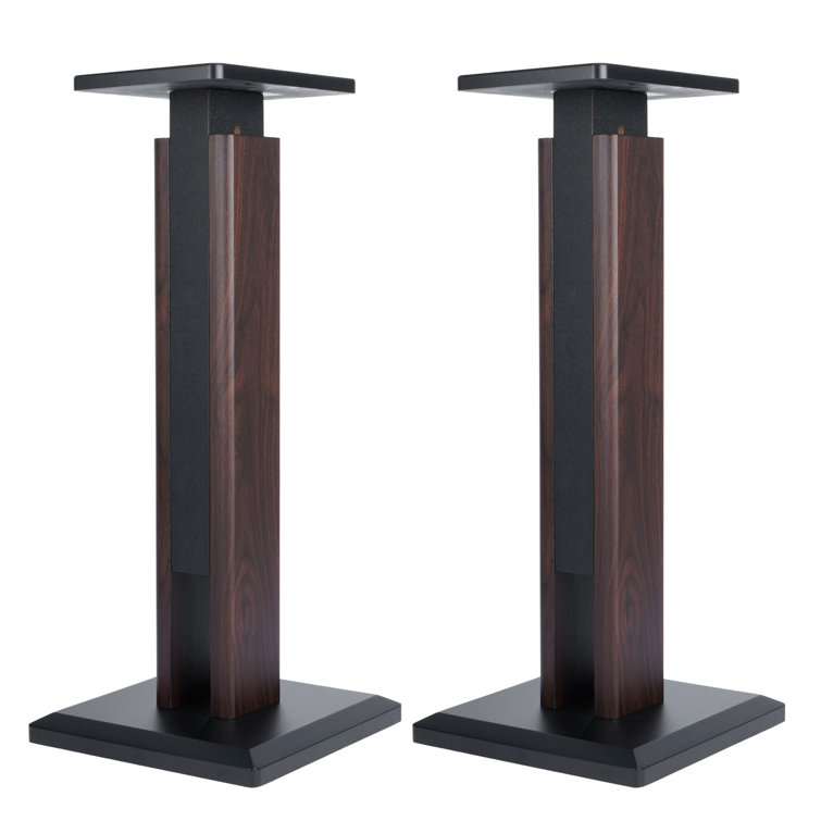 Oliver Wooden Adjustable Height Speaker Stands Wayfair Canada